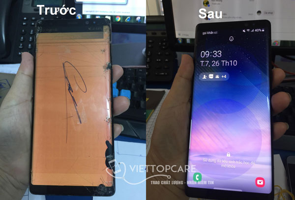 Samsung Note 8 thay màn hình