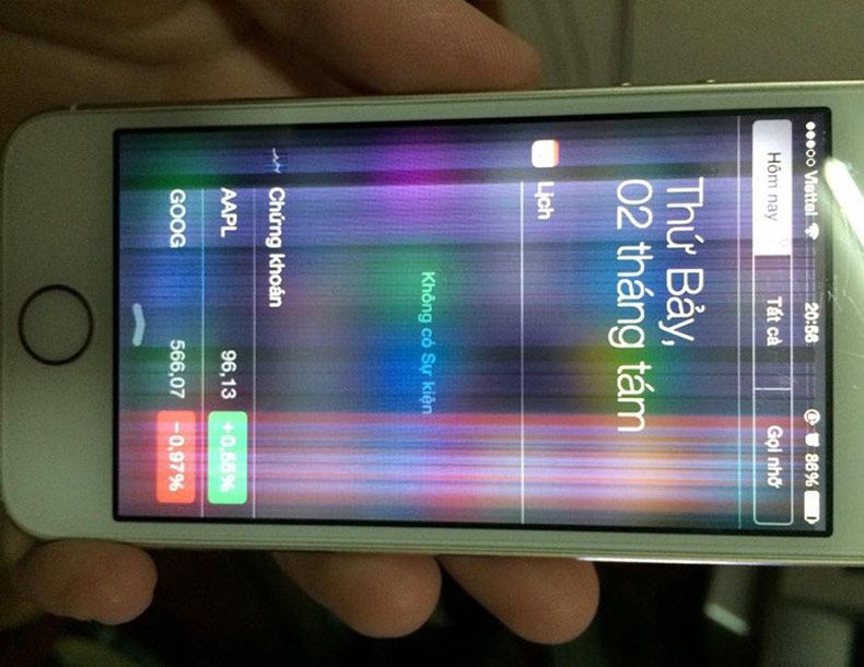 Cách khắc phục màn hình iPhone 6 bị sọc hiệu quả nhất