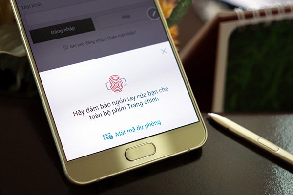 Khắc phục Galaxy Note 5 bị lỗi cảm biến vân tay nhanh chóng 
