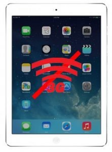 sửa ipad air 2 bị lỗi mất sóng 3g