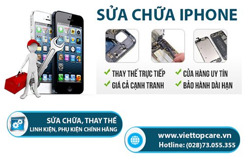 Sửa chữa điện thoại iPhone Viettopcare