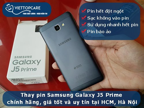 Thay pin Samsung Galaxy J5 Prime