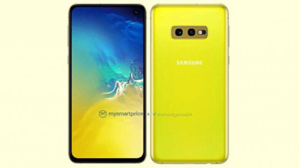 Hình ảnh phiên bản màu vàng Canary Samsung Galaxy S10e bị rò rỉ