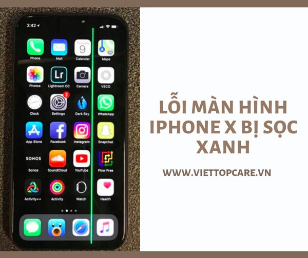 Cách Khắc Phục Lỗi Màn Hình Iphone X Bị Sọc Xanh Như Thế Nào?