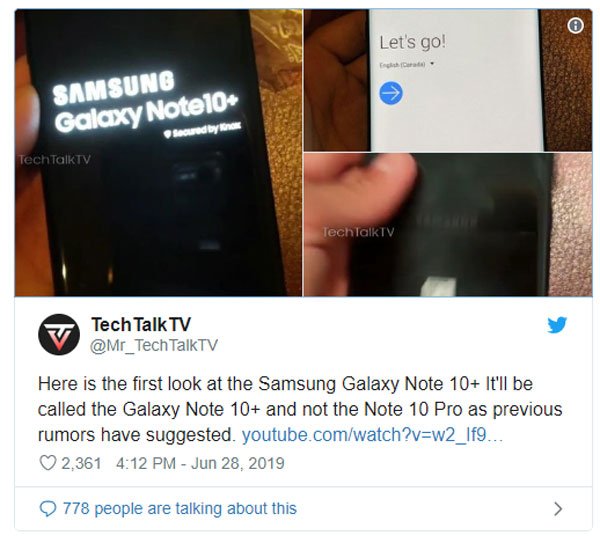 Rò rỉ hình ảnh Samsung Galaxy Note 10+ xác nhận thay đổi thiết kế của máy 2