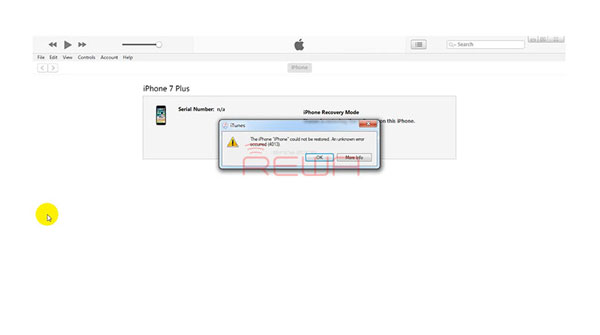 Sửa lỗi iTunes 4013 trên iPhone 7/7 Plus 2